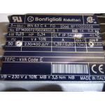 .0,25 KW 1340 RPM flens, geremd. Nieuw